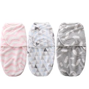 Manta de franela para bebé de doble capa en el exterior y algodón de punto en el interior fácil de absorber el sudor