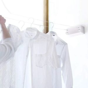 Double capa de tendedera Accesorios de baño Accesorios de baño para lavandería en blanco blanco plateado dorado conveniente y funcional