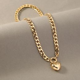 Double couche conception grande taille lettre d'or coeur papillon pendentif chaîne en métal collier pour femmes fête de mariage bijoux cadeau 240125