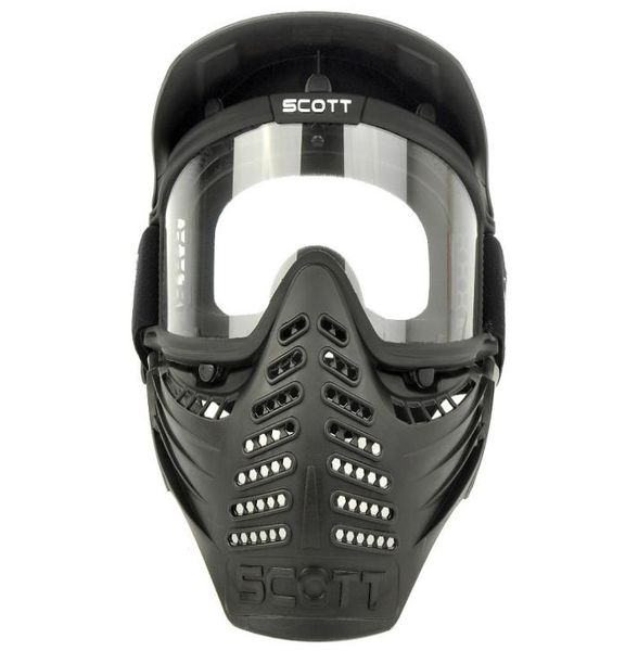 Lente de doble capa deportes airsoft paintball CS gafas antiniebla a prueba de balas máscara facial completa visor8048358