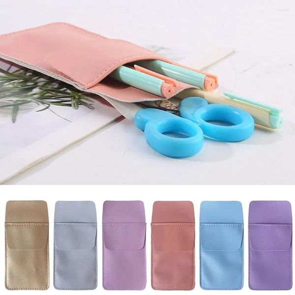 Protector de bolsillo de cuero PU de doble capa, bolsa de almacenamiento a prueba de fugas para bolígrafos, ropa, bolsas para lápices, accesorios para médicos y enfermeras