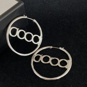 Boucles d'oreilles à double lettre collier de haute qualité