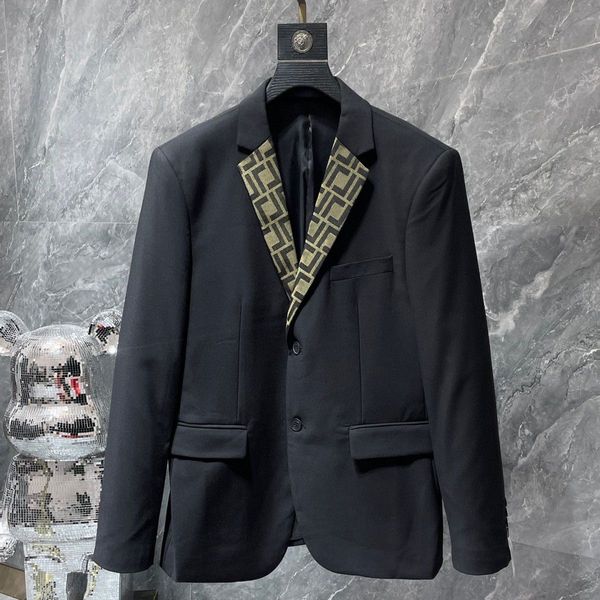 Double lettre F G Mens Designer Costume Blazer Veste Manteaux Pour Hommes Styliste Broderie À Manches Longues Casual Party Mariage avec Taille Asiatique M-3XL