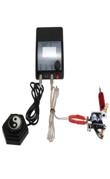 Alimentation numérique de tatouage à Double sortie, pour Machine à tatouer, contrôle de vitesse, lumière LED, prise ue, accessoires de tatouage 3416823