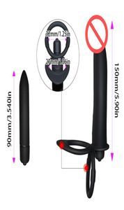 Double pénétration jouets sexuels pénis Strapon gode Anal sangle en Silicone noir sur pénis Plug Anal jouets sexuels pour adultes pour débutant8348516