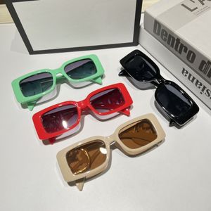 Lunettes de soleil de créateur de mode, lettres GG, petites et grandes montures, avec étuis cadeaux