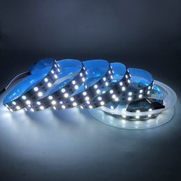 LED -stroken Dubbele rij SMD 5050 RGB Kleur Veranderend Flexibele LED Strip DC 12V 5M 600leds Waterdicht lint DC12V/6A Power voor slaapkamer keuken huisdecoratie