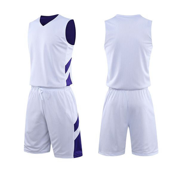 Costume d'usure de basket-ball double face hommes pour hommes personnalisés pour enfants personnalité en jersey double face concours de basket-ball double face TRAI