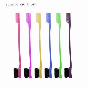 Double face bord brosses peigne à cheveux coiffure Salon de coiffure peigne à cheveux brosses brosse à sourcils 50 pcs