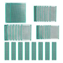 Dubbelzijdige PCB-printplaat 7x9 6x8 5x7 4x6 3x7 2x8cm Standaardgat Afstand 2,54 mm Board Repair DIY Solderborden