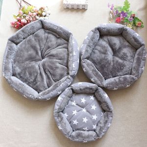 Tapis de lit de chien de compagnie double face très doux Pet Dog House Nest Cat Bed House pour chiot chaton hiver dormir chaud chenils lit pour animaux de compagnie 201124