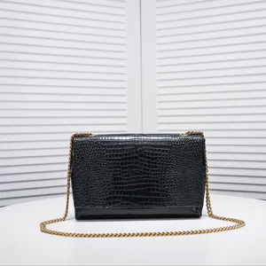 Dubbelzijdig gebruik Designer Crossbody Tassen Dames Schoudertas Tweezijdige Luxe Cross Body Kettingtas Mode Vintage Vrouw Portemonnee Klassiek Krokodillenleer Dame Handtas