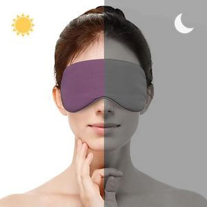 Antifaz para dormir cálido y fresco de doble cara, recuerdo de fiesta, siesta de viaje, cubierta para ojos a prueba de luz, parche para ojos saludable y suave para la piel, venta al por mayor