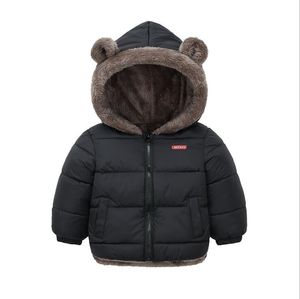 Double Face Wear Bébé Garçons Filles Doudoune Veste Mignon Enfants À Capuche Parka Manteaux Automne Hiver Épaissir Chaud Enfants Vestes Garçon Outwear