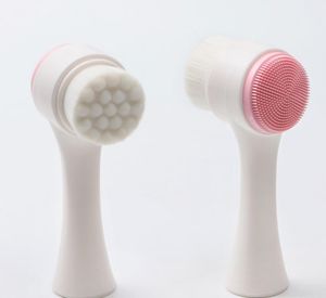 Brosse multifonctionnelle de nettoyage du visage en Silicone, Double face, taille Portable 3D, outil de Massage, brosse faciale 2021pop