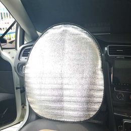 Dubbele dikke folie anti warmte zon-proof parasol schild stuurwielbedekking matwarmtebestendig voor auto auto hoge kwaliteit 44*50 cm