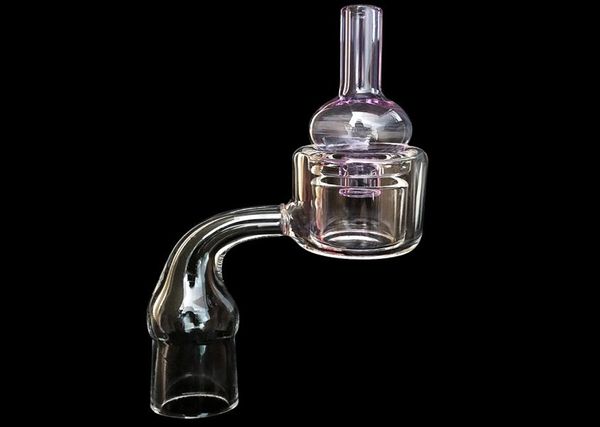 Tube double xxl ongle de banger quartz de réacteur thermique avec capuchon en glucides coloré avec OD 28 mm id 17 mm mâle 6146719