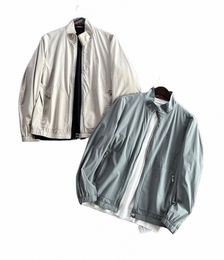 Veste à double fermeture éclair pour hommes, printemps été 2024, nouvelle collection Fi décontractée, broderie de haute qualité, imperméabilisation douce, Old Mey 22oF #