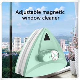 Herramientas de limpiador de ventanas doblesadas Limpieza magnética de vidrio doméstico de cepillo de doble cepillo de cepillo 240508