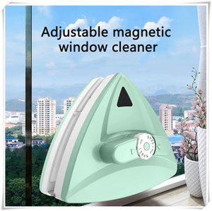 Verdubbeld raamreiniger gereedschap magnetische ruitenwisser Home Glass Dubbele zijborstel Reiniging 240508