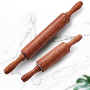 Pâte Rouleau Outils De Cuisson Rouleau À Pâtisserie Antiadhésif Manche En Bois Rouleau À Pâtisserie Accessoires De Boulangerie Pâtisserie Maison Gadget DH50GMZ 211008