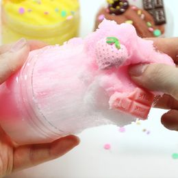 Donut Chocolates Slime Mud Toys Diy Butter Slims Kit Zachte rekbare en niet-plakkerige wolken Slimes maken speelgoedfeestjes voor kinderen cadeau 1875