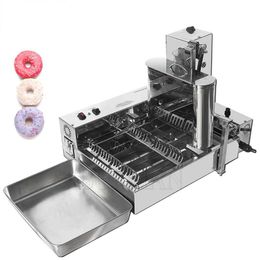 Donuts 2000W Contrôle informatique Chauffage électrique 4 lignes Automatic Donut Making Machine Auto Donut Maker