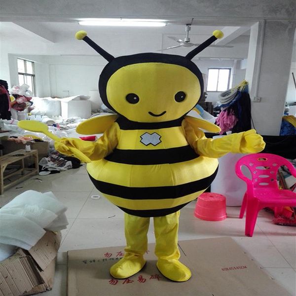 Douyin avec le même filet rouge petit canard jaune mascotte costume de poupée adulte marche petite abeille cartoon226b