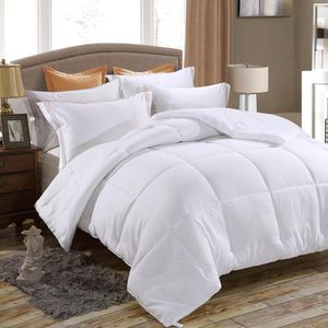 Couette alternative en duvet, insert de couette, poids moyen pour toutes les saisons, moelleux, chaud, doux hypoallergénique49