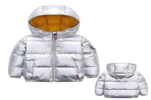 Down Coat 2021 Children039s Veste chaude pour les bébés filles et garçons Silver Outwear Vêtements pour enfants d'hiver 316Y6057949