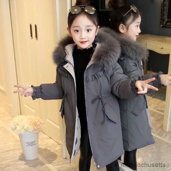 Down Coat 2023 Automne Hiver Bébé Filles Doudoune Enfant Épaissir Garder Au Chaud Manteau En Cachemire Vêtements Pour Adolescents 5-16 Ans Vêtements D'extérieur R230905