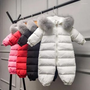 Manteau en duvet pour enfants, veste de combinaison pour hommes et femmes, costume d'hiver pour bébé, barboteuse, vêtements d'extérieur, 2023