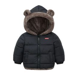 Giù Cappotto 2023 Inverno Addensare Bambini Giubbotti Cappotti Per Ragazze Ragazzi Più In Pile Del Bambino Con Cappuccio Della Tuta Sportiva Infantile Vestiti Dei Bambini 231113