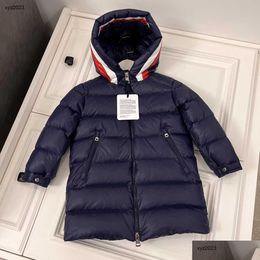 Down Coat 23SS High Quality Kid Designer Baby Centhe Kids Coats Girl Boy Jacket Hooded Outwear Hiver Hiver 100-160 cm Drop livraison Tat Dhsdu
