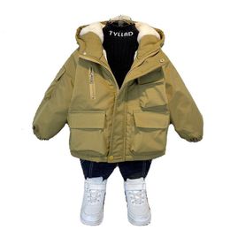 Manteau en duvet 3 12 ans automne hiver garçons enfant veste chaude mode bébé à capuche fermeture éclair vêtements d'extérieur cadeau d'anniversaire enfants vêtements 230925