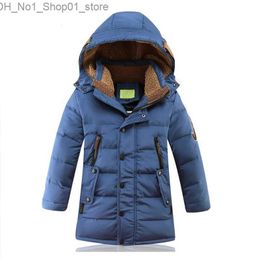 Abrigo de plumón -30 grados Chaquetas de invierno para niños Pato Abajo Acolchado Ropa para niños Nuevos Big Boys Cálido Invierno Abajo Abrigo Engrosamiento Ropa exterior Q231205