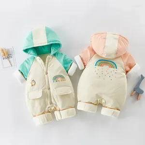 Mateau de bas - 30 degrés Winter Sauthotes for Kids Baby Snow Wear Born Snowist Boy Cotton Girl Girl Clothes Bodys 0-18m