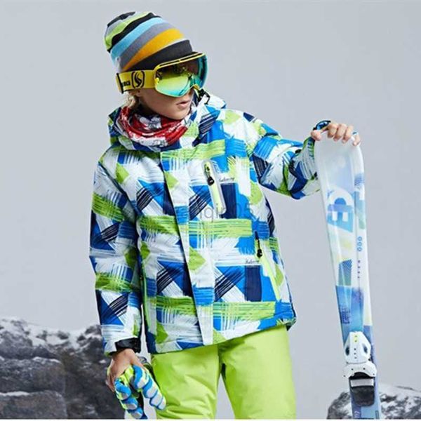 Down Jas -30 graden winter Kinderen ski jas jongen meisje kinderen skiën snowsuit Waterdichte outdoor sport jas kleding tiener 12 14 parka HKD230725