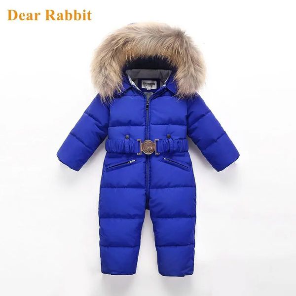 Abrigo de plumón 30 Traje de nieve de invierno ruso 2023 Boy Baby Down Jacket 80 Pato Ropa infantil al aire libre Chica Escalada para niños Mono 2 6 y 231202