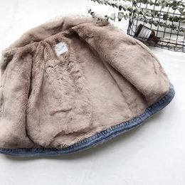 Manteau en duvet automne hiver épaissir bébé garçons veste en jean Plus cachemire chaud vêtements d'extérieur pour enfants mode 2 3 4 5 6 7 8 ans vêtements pour enfants 231017