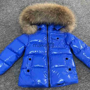 Manteau en duvet Bébé Garçons Filles Hiver Doudoune Marque De Mode Col De Fourrure Enfant Vêtements Enfants Chaud Manteau D'extérieur Pour Enfants 212 Ans J230823