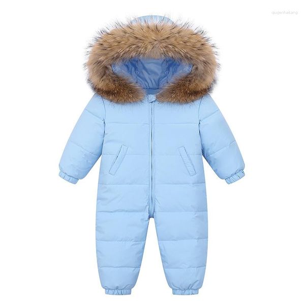 Abrigo de plumas, ropa de bebé, chaqueta de invierno 90% con pato blanco para niña, ropa de abrigo para niño, ropa de nieve, ropa para niños, abrigo infantil, traje de nieve para parque