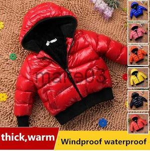 Manteau en duvet pour bébé, veste rembourrée en coton, Parka pour bébés garçons et filles, unisexe, manteau épais d'hiver, J230823