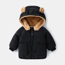 Manteau down benemaker vestes d'hiver parkas garçons toison épaississeur de vent pour filles vêtements pour enfants vêtements