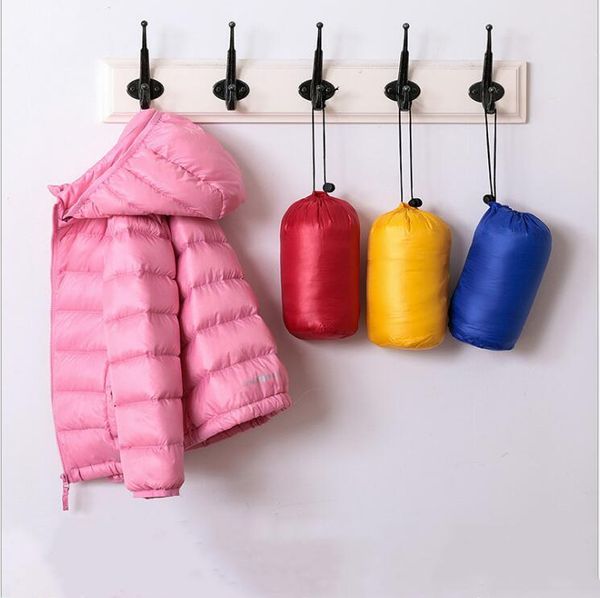 Manteau en duvet pour grands enfants, Parkas à capuche ultralégers pour filles, manteaux de sport d'hiver, solides, doudounes décontractées, grande taille, sweat à capuche, vêtements d'extérieur, C6720