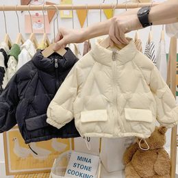 Abrigo de plumón para niños y niñas, chaqueta de algodón ligera de invierno, abrigo grueso para niños, ropa de otoño e invierno para bebés, ropa acolchada de algodón 231020