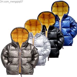 Manteau en duvet garçons filles à capuche manteaux pour enfants manteaux d'hiver fermetures à glissière chaudes pour enfants manteaux pour enfants Z230720