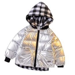 Down Coat Boys Winter Chaqueta acolchada Espesada con capucha Drop Entrega Bebé Niños Ropa de maternidad Outwear DHM2A