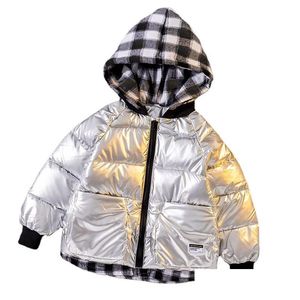 Manteau d'hiver pour garçons, veste rembourrée, épaisse, à capuche, livraison directe, vêtements de maternité pour bébés et enfants, vêtements d'extérieur Dhhdl