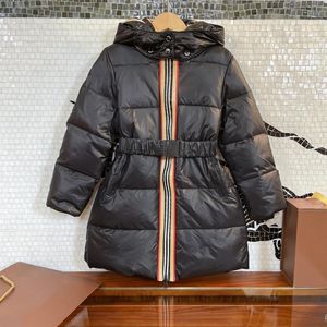 Down Coat Merk Designer Kindertijd Baby Jongens Meisjes Katoenen Kleding Jassen Hoodies Dikke Warme Lange Jassen Kids Bovenkleding